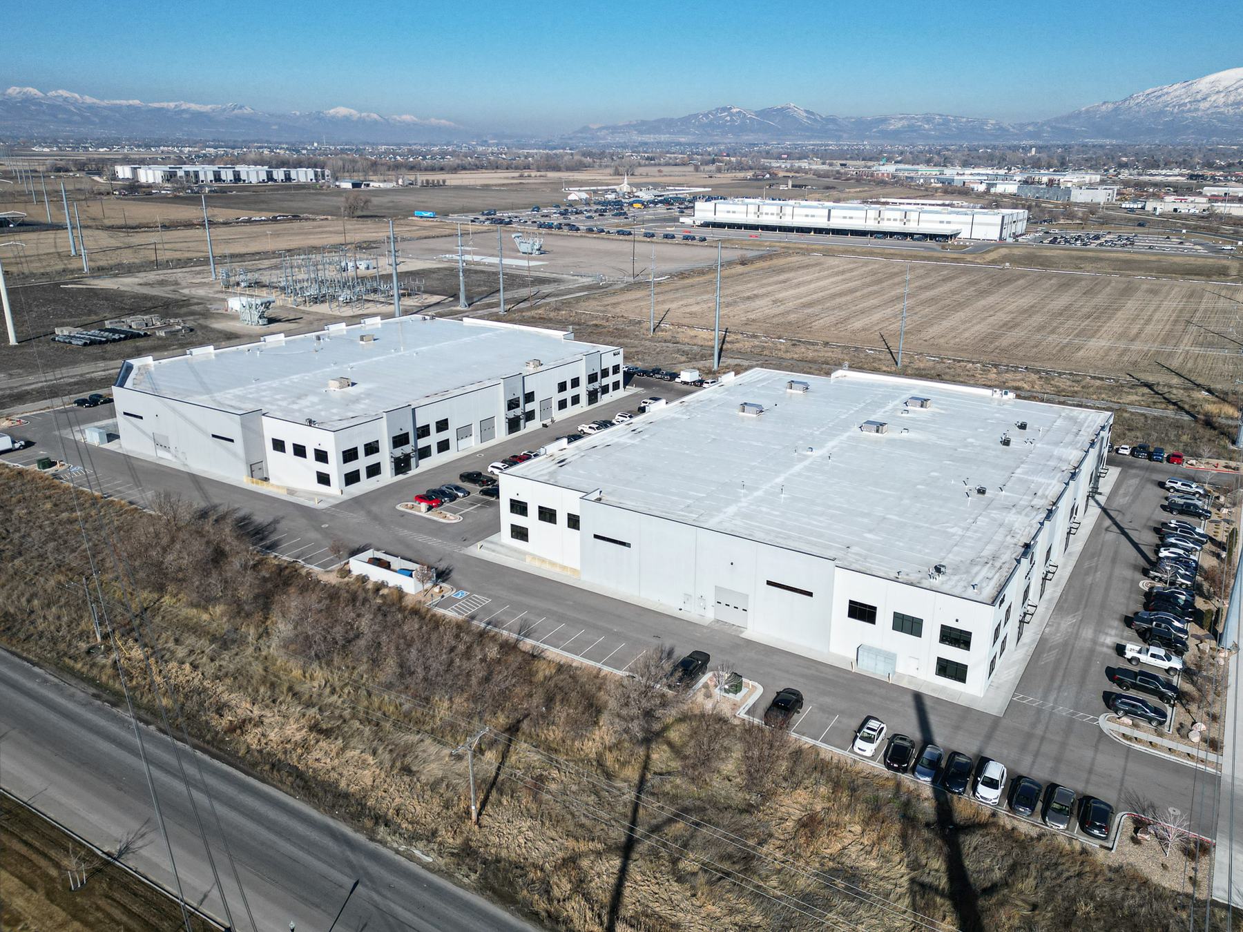 Two flex industrial buildings by Silver Fox