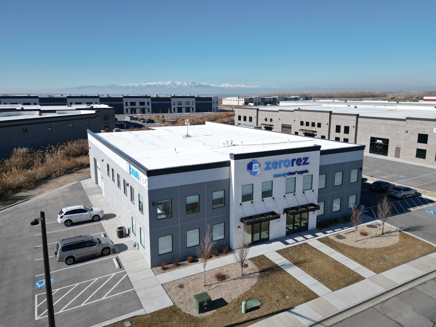Two-story Zerorez office and warehouse